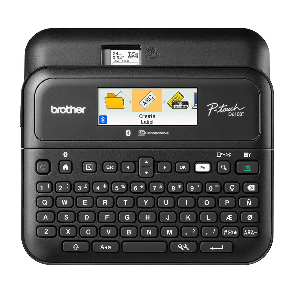 PTD610BT Bluetooth Desktop Label Maker Brother NZ