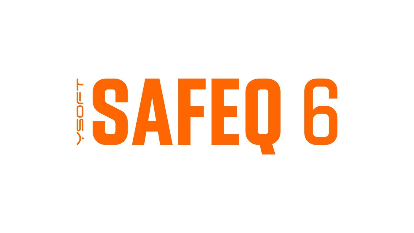 YSoft SAFEQ 6 print management solution logo in bold orange text.