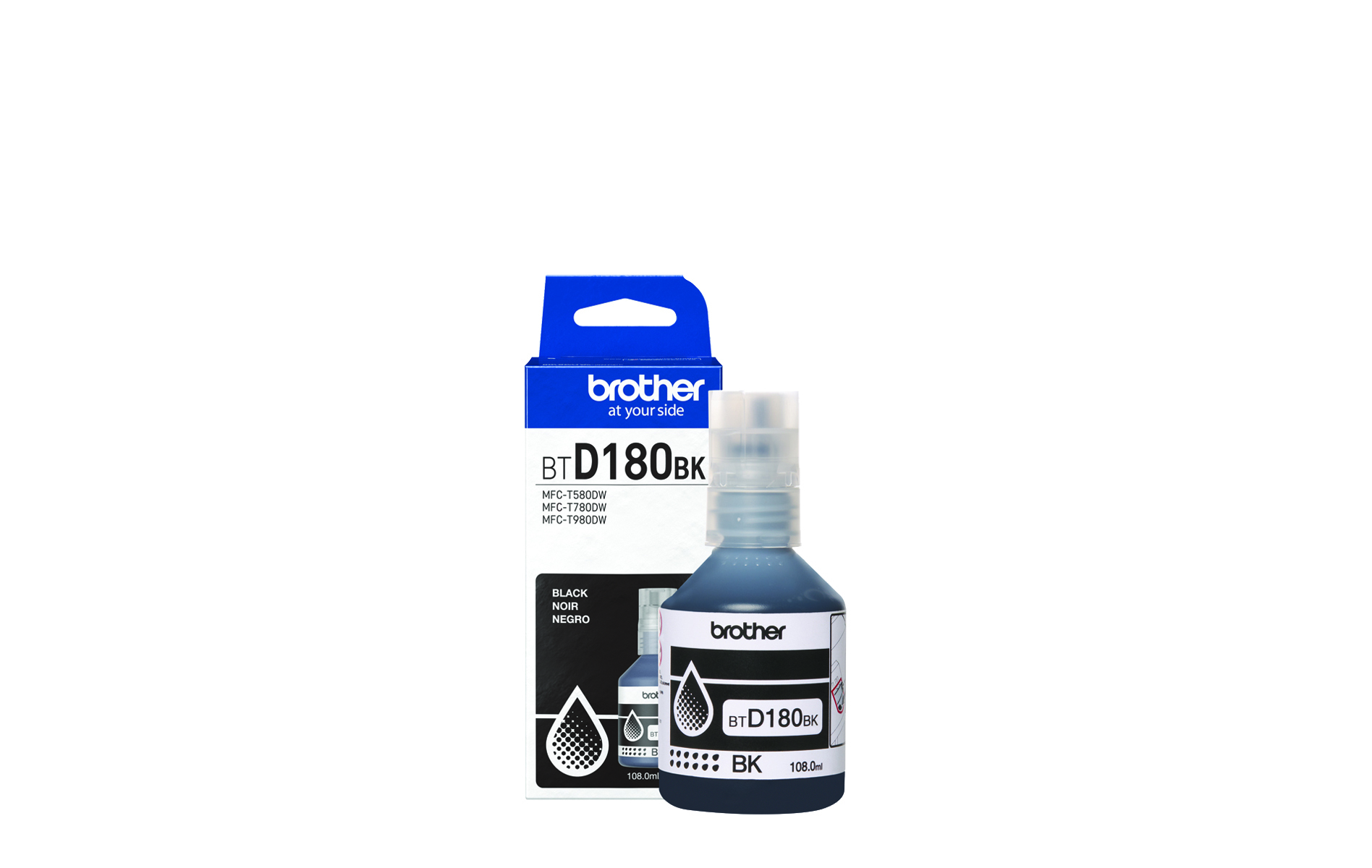 BTD180BK Genuine Black Super High Yield Ink Bottle
