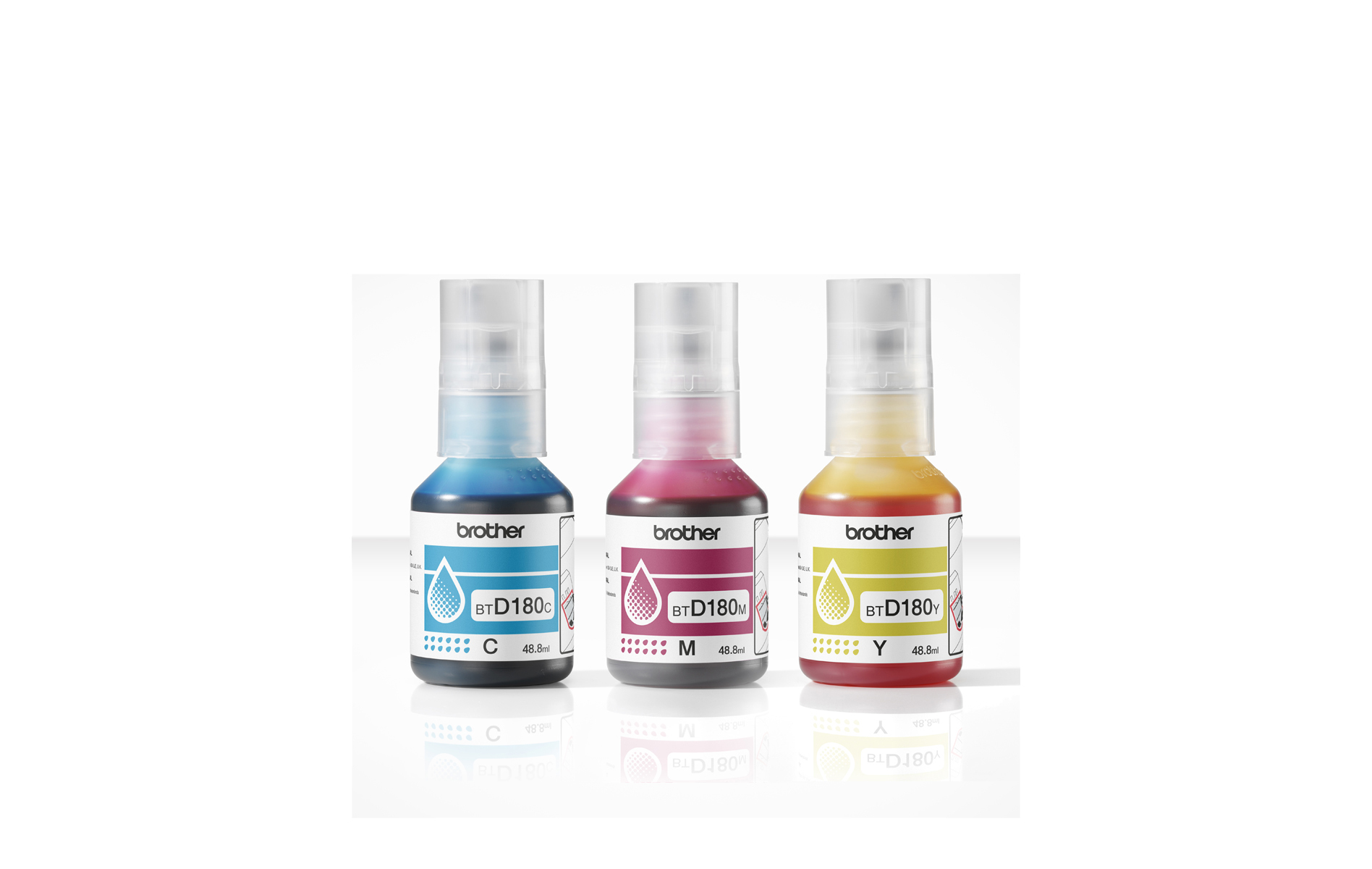 BTD180CL3PK Genuine Multipack CMY Ink Bottles