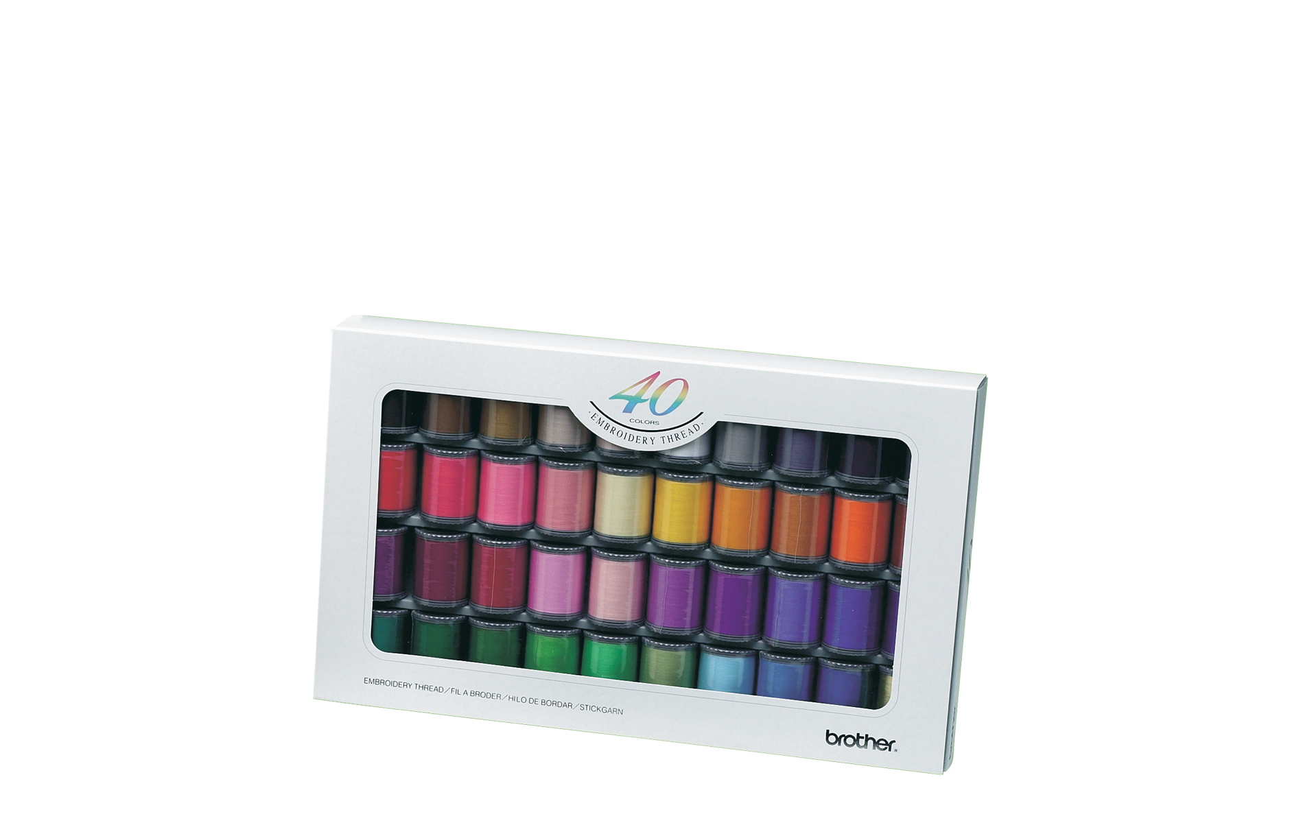 ETS-40N Embroidery Thread 40-Pack