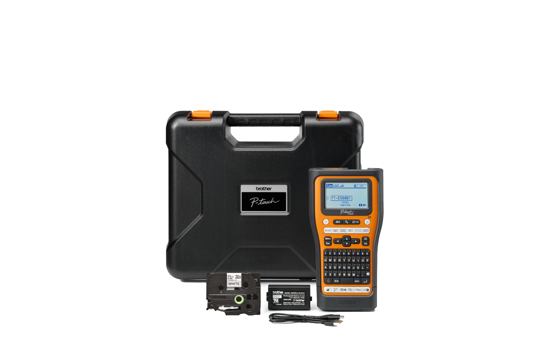 PT-E560BTVP Handheld Bluetooth Electrician Label Maker