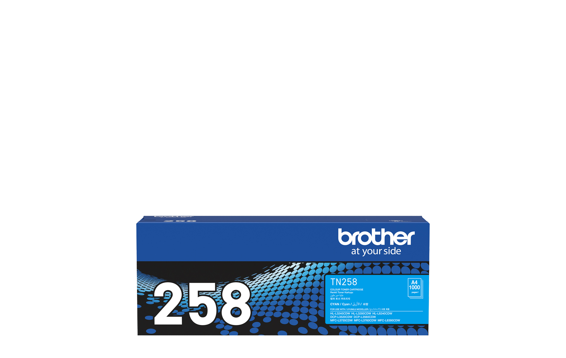 TN258C Genuine Brother Cyan Standard Yield Toner