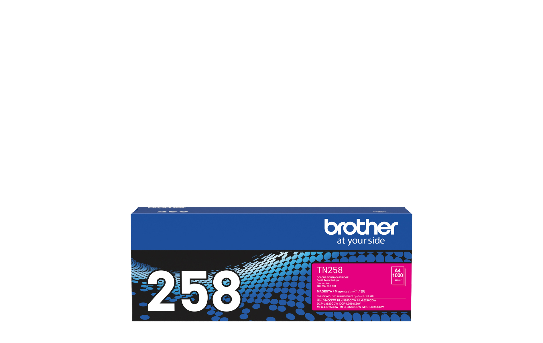 TN258M Genuine Brother Magenta Standard Yield Toner