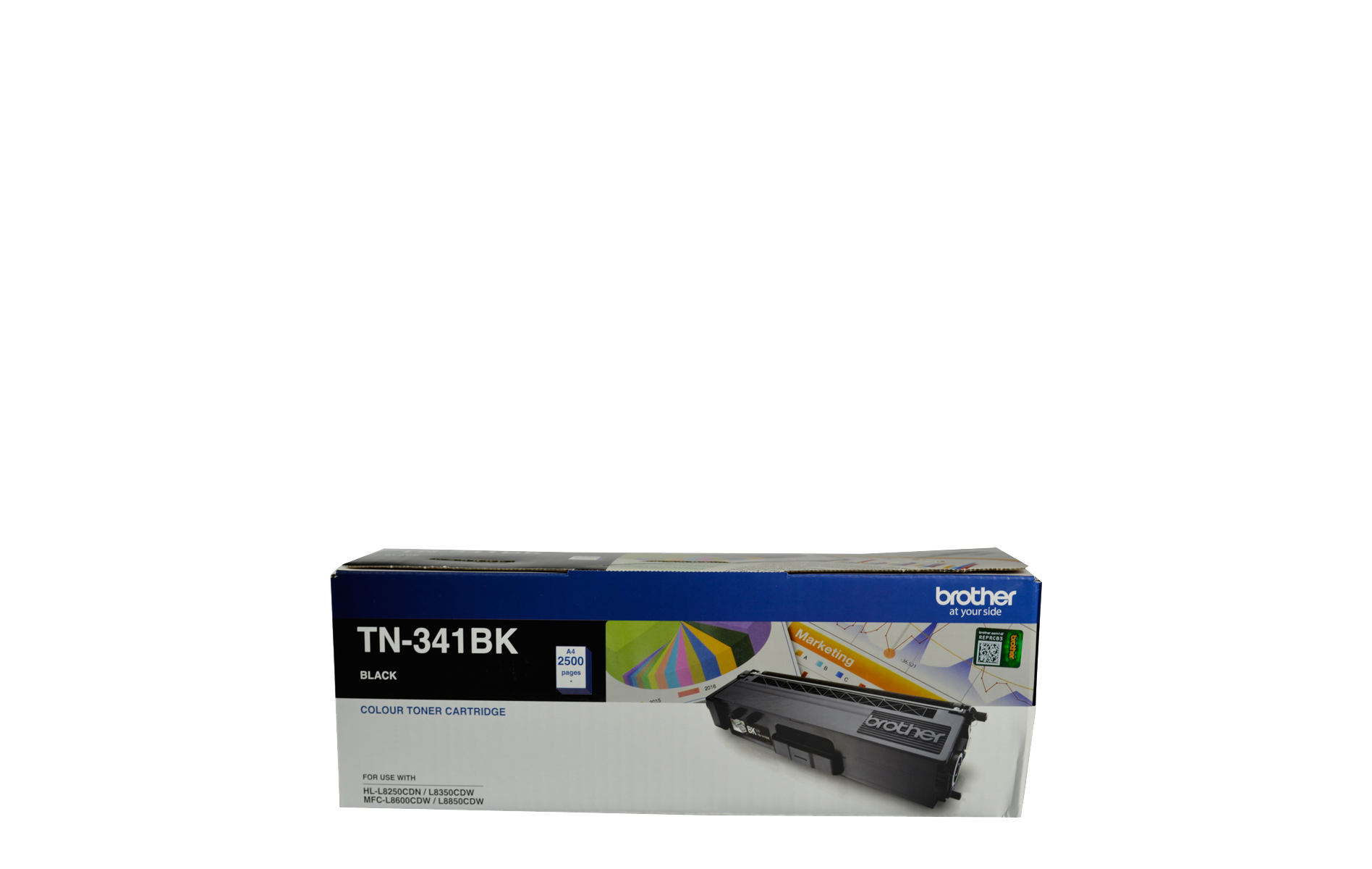TN341BK Genuine Brother Black Standard Yield Toner