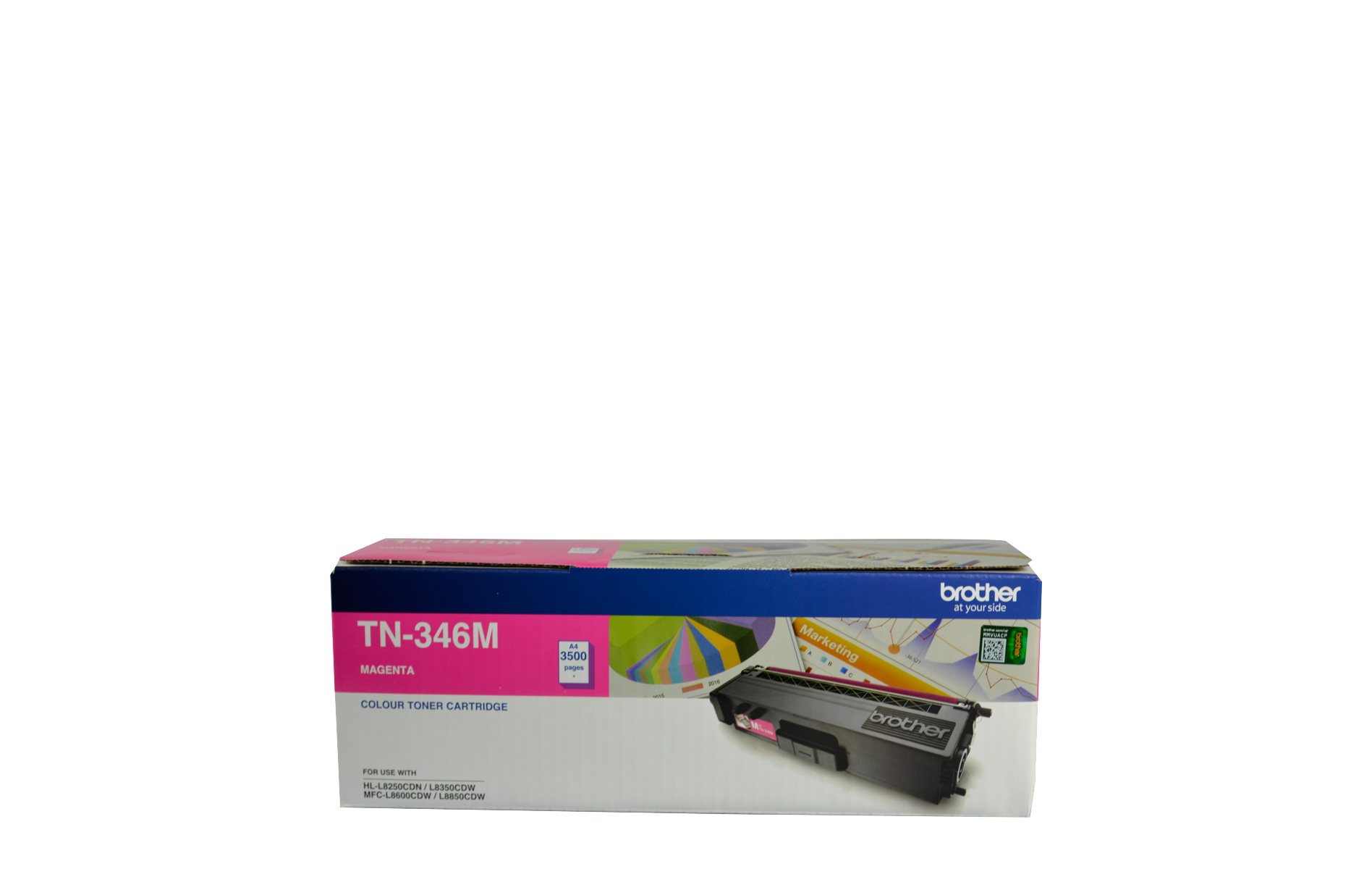 TN346M Genuine Brother Magenta High Yield Toner