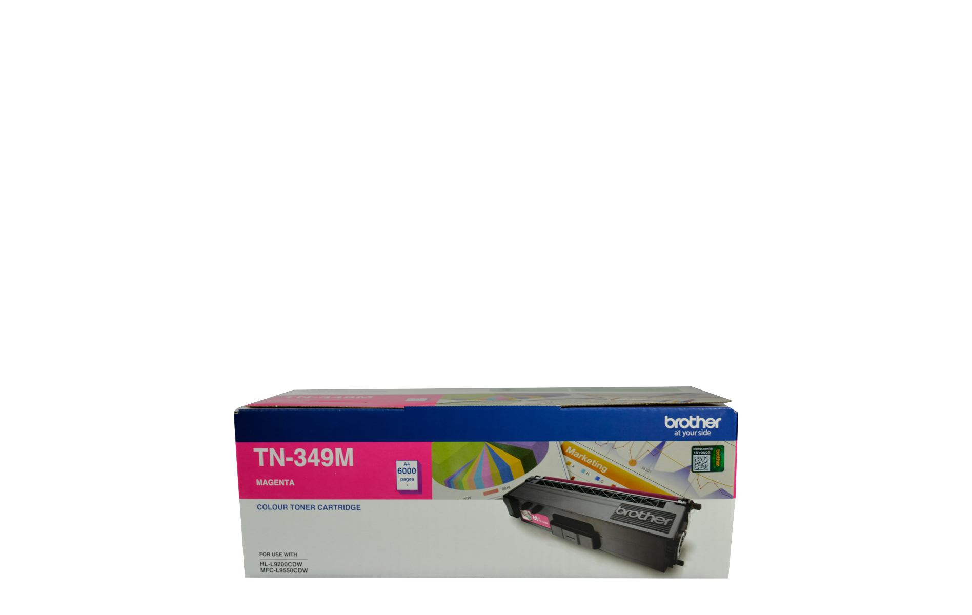 TN349M Genuine Brother Magenta Super High Yield Toner