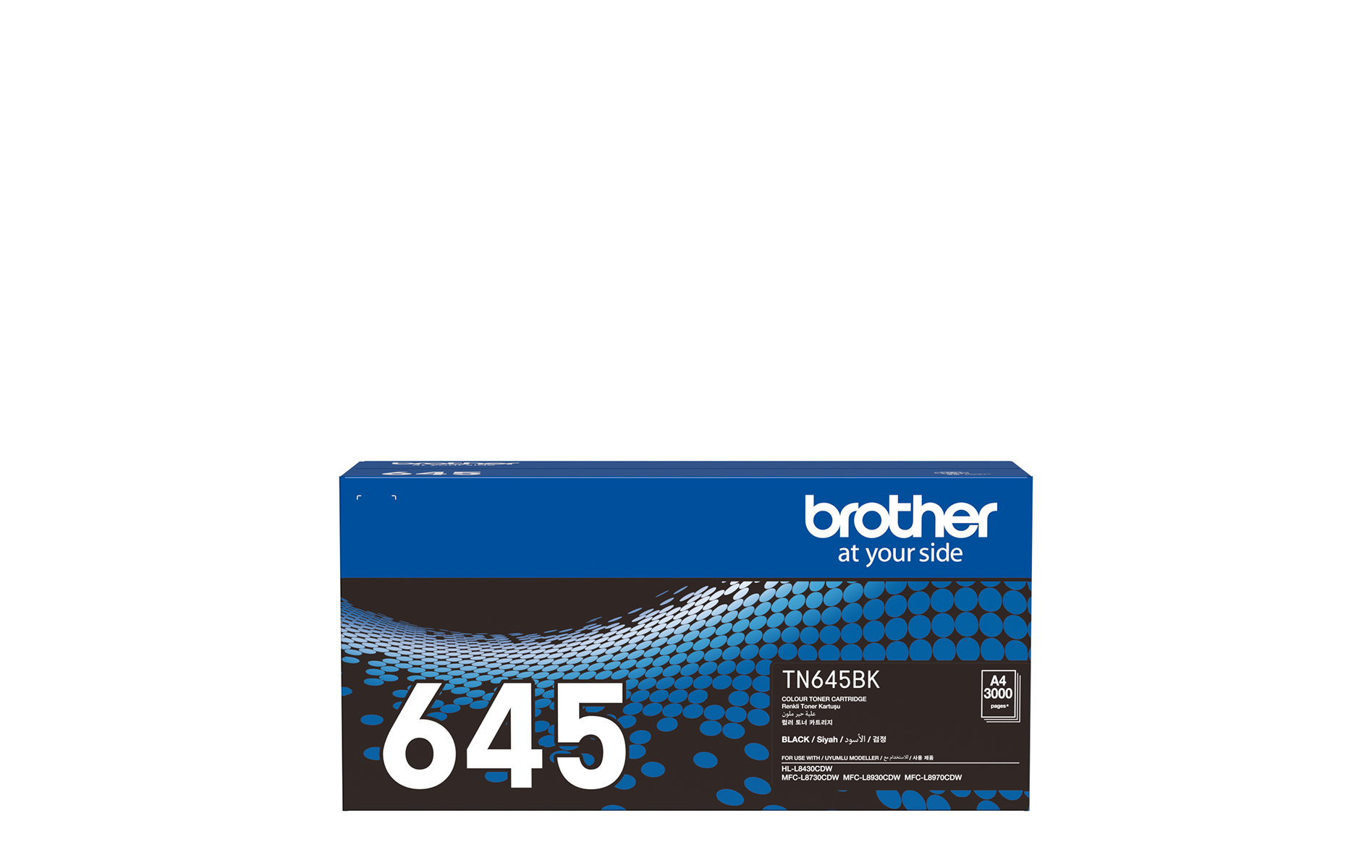 TN645BK Brother Genuine Black Standard-Yield Toner