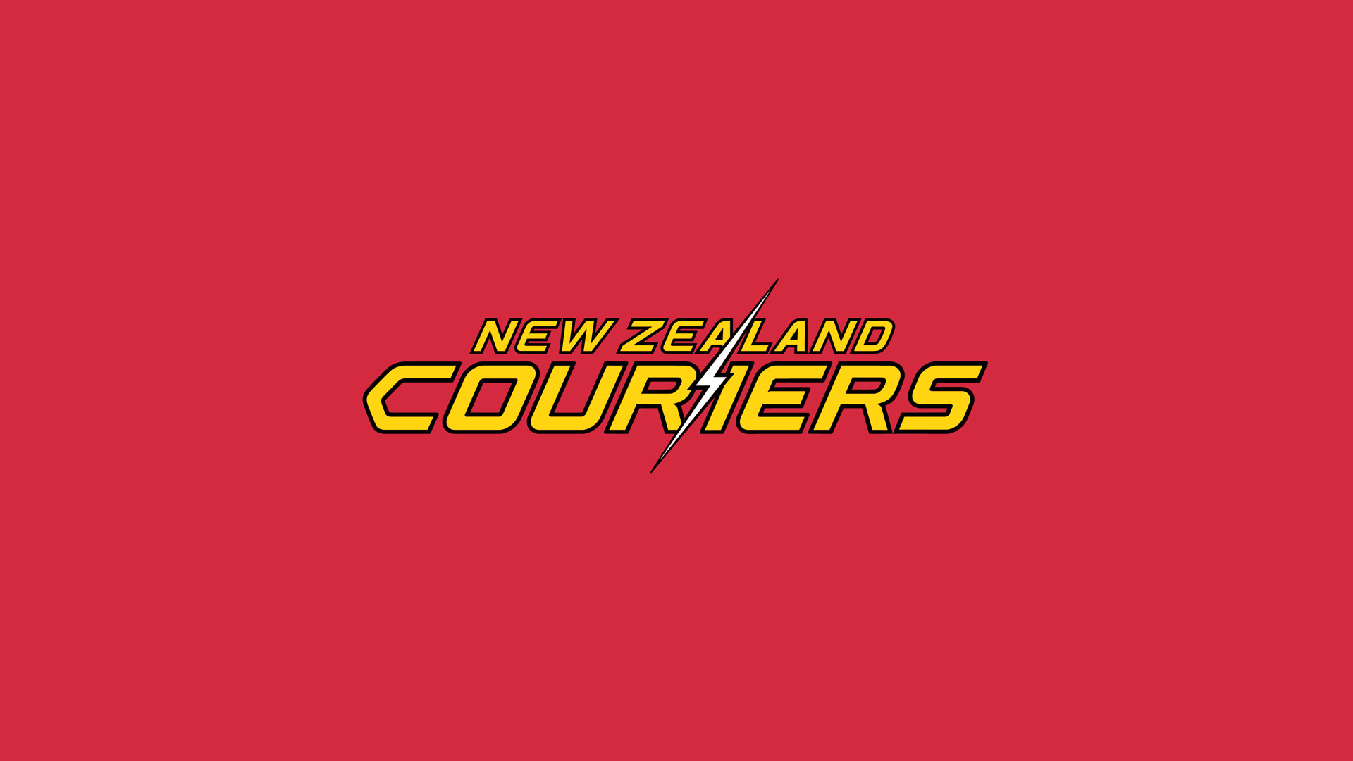 new zealand couriers logo over red background