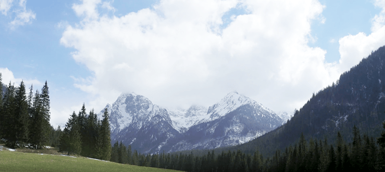 High Tatras Mountains Slovakia Clouds Green Field