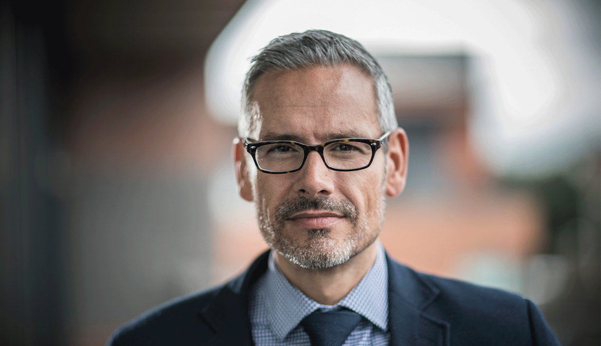 Man holding glasses