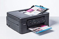 MC-J491DW with documents in paper tray and ADF
