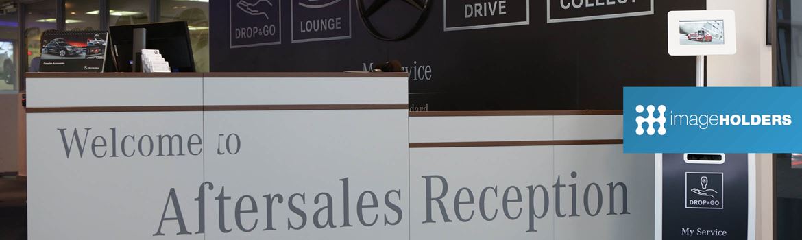 car dealer reception