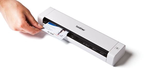 Scanning a document with a Broter portable scanner