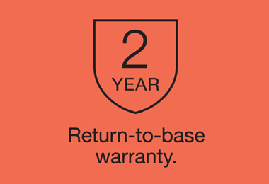2 year warranty