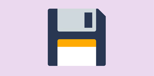 Animated floppy disk