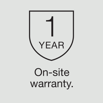 1-Year On-site Warranty