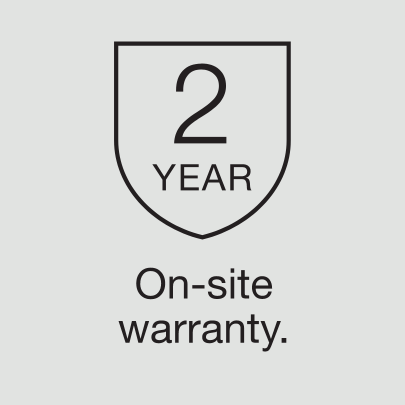2-Year On-site Warranty