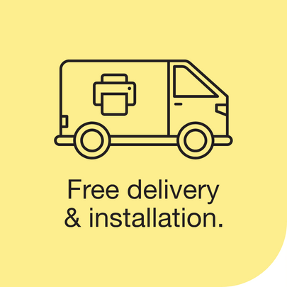 Free Delivery  Installation V2405x405px