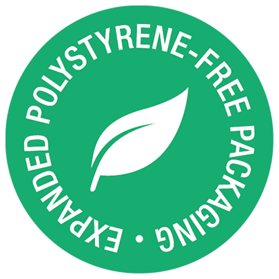405 x 405px - Expanded Polystyrene-free Sticker_Solid Green