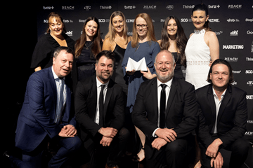 Brother New Zealand and Wave Agency at TVNZ NZ Marketing Awards 2023