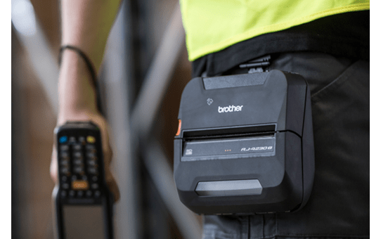 RJ-4230B RuggedJet Mobile Receipt Printer + Bluetooth 6