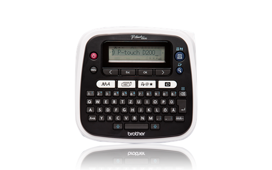 PT-D200VP Desktop Label Printer + Carry Case 2