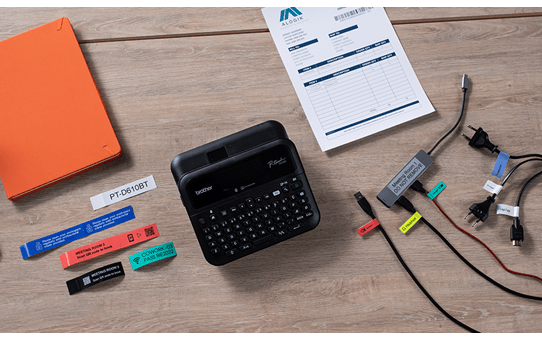 PT-D610BT Bluetooth Desktop Label Maker 6