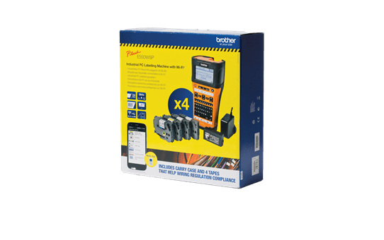 PT-E550WSP Electrician Labelling Kit 2