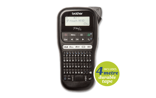 PT-H110BK Handheld Label Maker