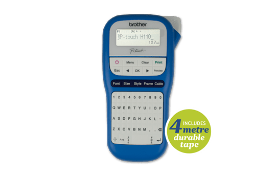 PT-H110BW Handheld Label Maker