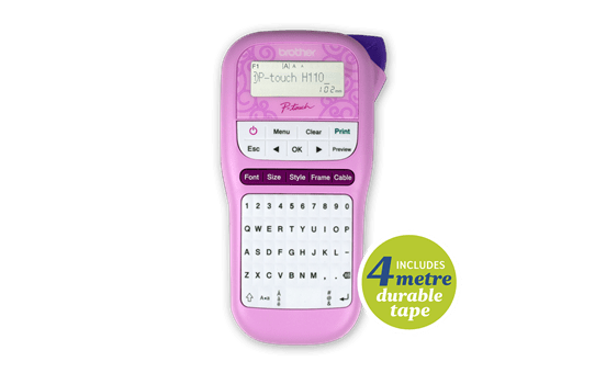 PT-H110PK Handheld Label Maker