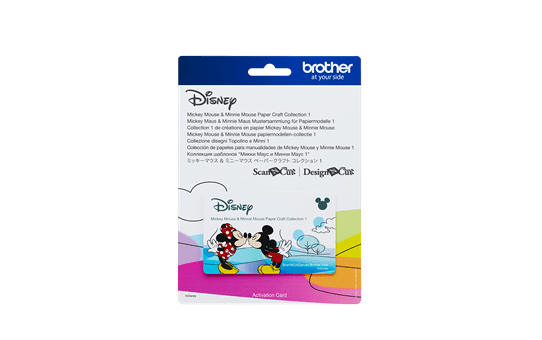 CADSNP01: ScanNCut Disney Mickey Mouse & Minnie Mouse Paper Craft Collection #1
