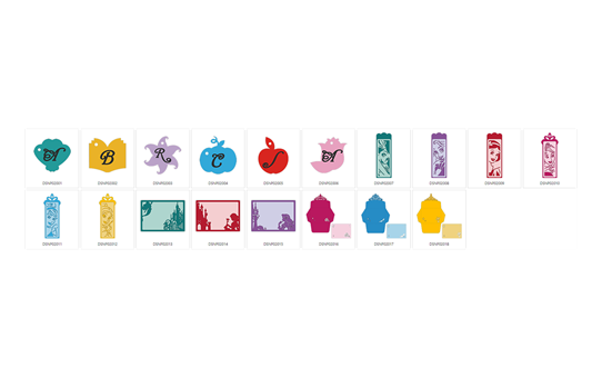 CADSNP02: ScanNCut Disney Princess Paper Craft Collection #1 2