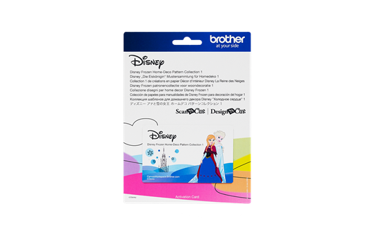 CADSNP04: ScanNCut Disney Frozen Home-Deco Pattern Collection #1