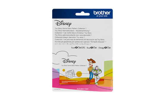 CADSNP05: ScanNCut Disney and Pixar Toy Story Home-Deco Pattern Collection #1