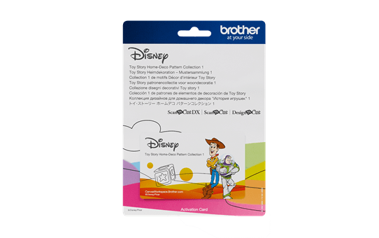 CADSNP05: ScanNCut Disney and Pixar Toy Story Home-Deco Pattern Collection #1