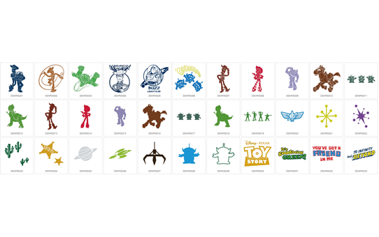 CADSNP05: ScanNCut Disney and Pixar Toy Story Home-Deco Pattern Collection #1 2