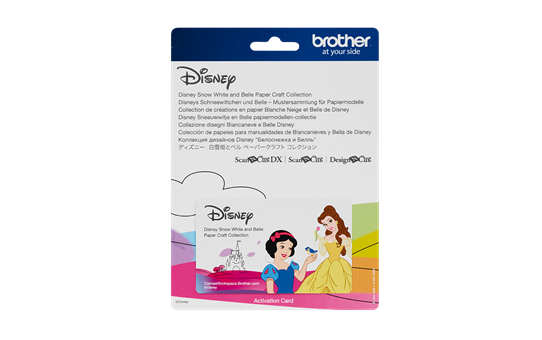 CADSNP06: ScanNCut Disney Snow White and Belle Paper Craft Collection