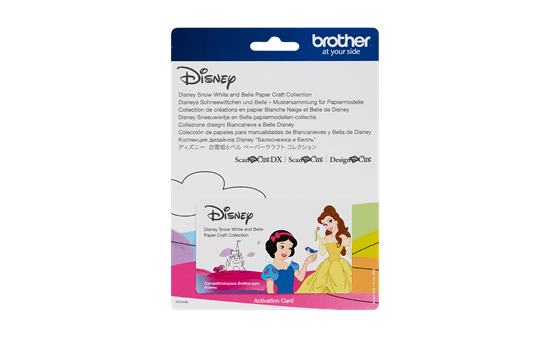 CADSNP06: ScanNCut Disney Snow White and Belle Paper Craft Collection