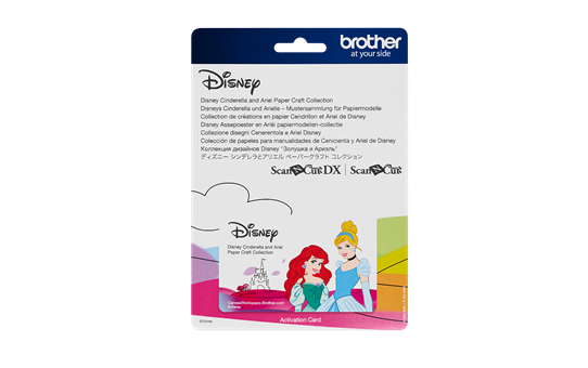 CADSNP07: ScanNCut Disney Cinderella and Ariel Design Pattern Collection