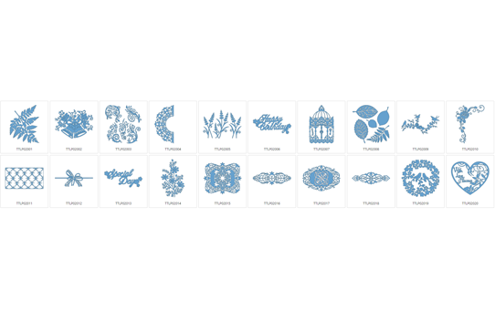 CATTLP02: ScanNCut Tattered Lace Pattern Collection 2 2