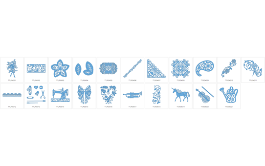 CATTLP04: ScanNCut Tattered Lace Pattern Collection 4 2