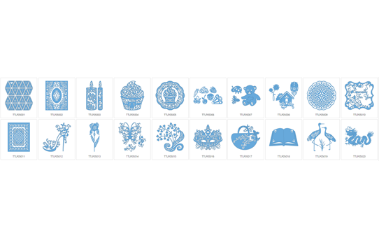 CATTLP05: ScanNCut Tattered Lace Pattern Collection 5 2
