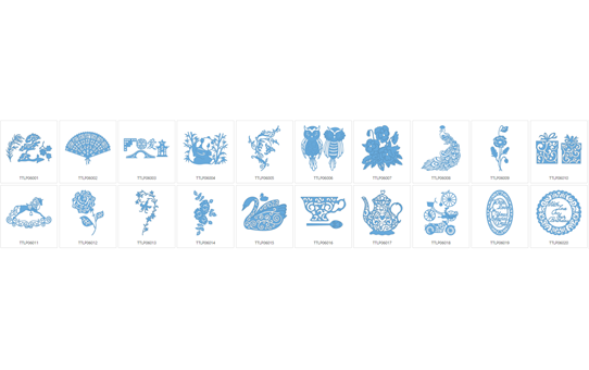 CATTLP06: ScanNCut Tattered Lace Pattern Collection 6 2