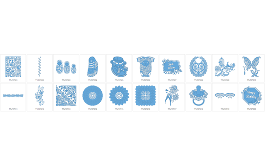 CATTLP07: ScanNCut Tattered Lace Pattern Collection 7 2
