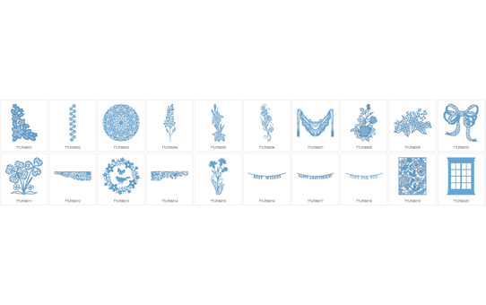 CATTLP08: ScanNCut Tattered Lace Pattern Collection 8 2