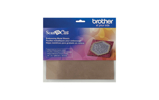 CAEBSBMS1: ScanNCut Embossing Bronze Metal Sheets