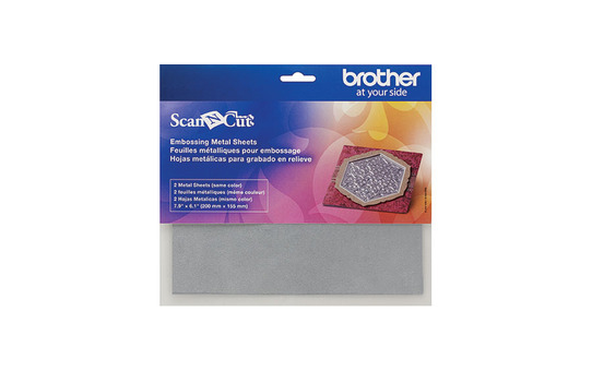 CAEBSSMS1: ScanNCut Embossing Silver Sheets