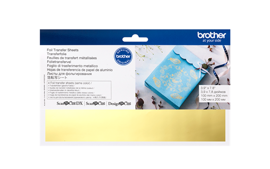 CAFTSGLD1: ScanNCut Foil Transfer Sheets - Gold